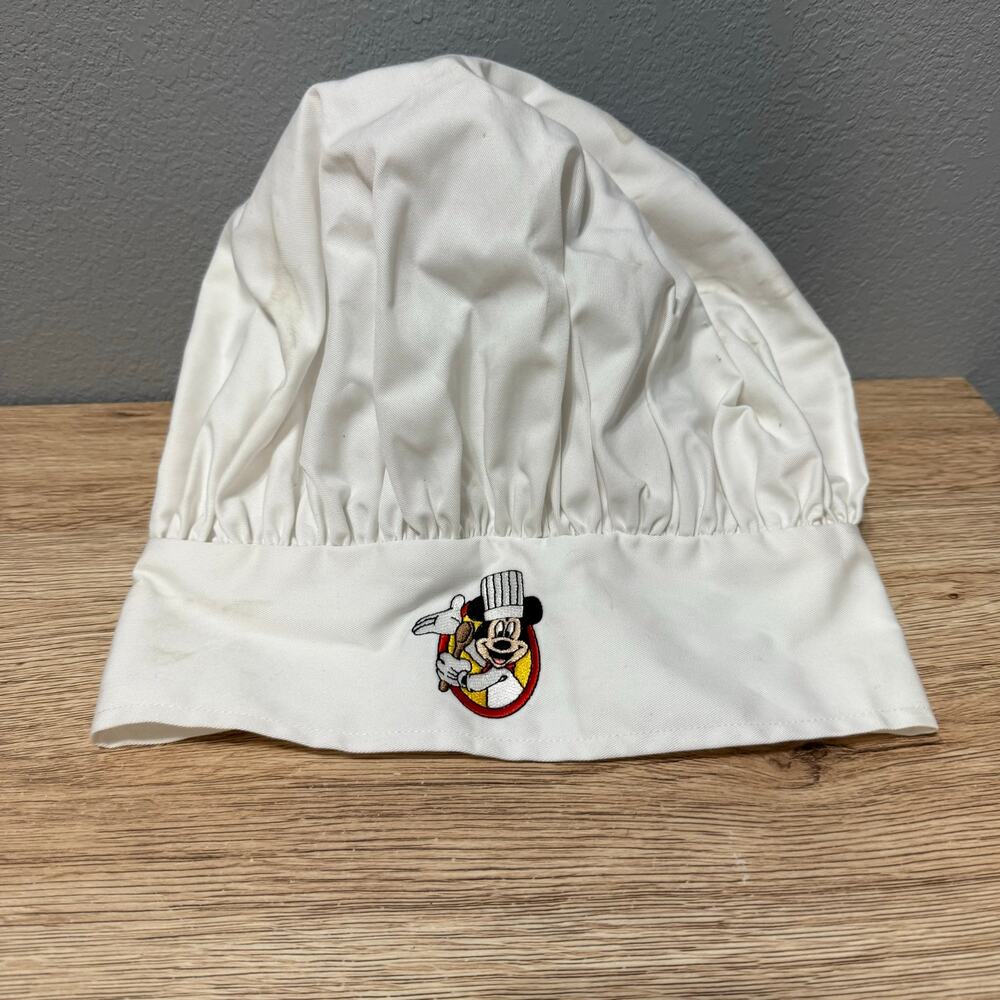 Mickey Mouse Disney White Chief Hat
